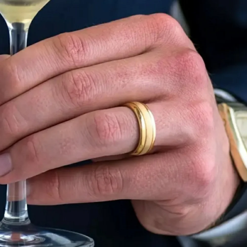 NEW Men's Gold Band Ring